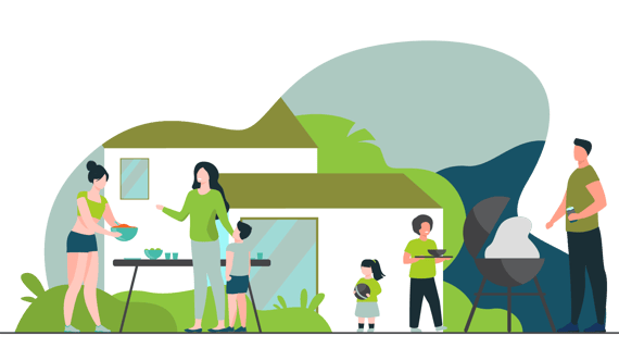 ¿Cómo mantener la armonía en una casa donde viven familias grandes?