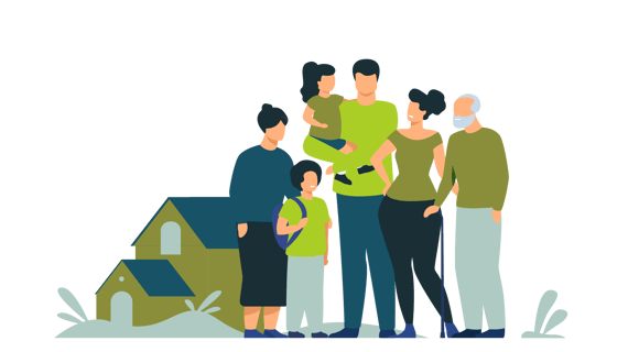 Ventajas y desventajas de vivir en una casa con una familia numerosa
